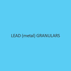 Lead (Metal) Granulars