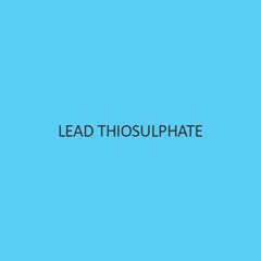 Lead Thiosulphate
