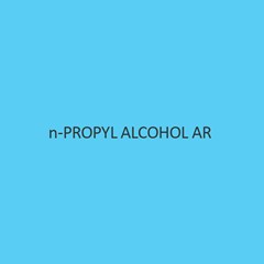 N Propyl Alcohol AR