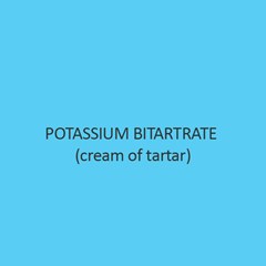 Potassium Bitartrate (Cream Of Tartar)