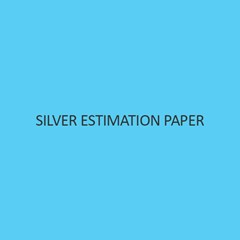 Silver Estimation Paper