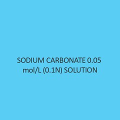 Sodium Carbonate 0.05 Mol per L (0.1N) Solution For 500 Ml
