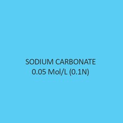 Sodium Carbonate 0.05 Mol  per L (0.1N) Volumetric Solution