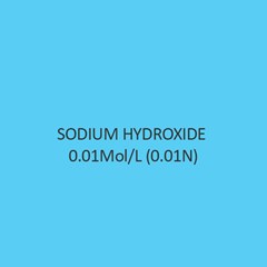 Sodium Hydroxide 0.01Mol per L (0.01N)