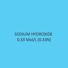 Sodium Hydroxide 0.33 Mol per L (0.33N)