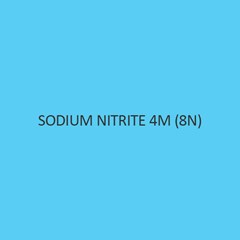 Sodium Nitrite 4M (8N)