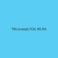 Tin (metal) Foil 99.9 percent