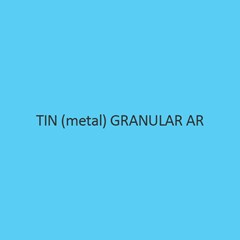 Tin (metal) Granular AR