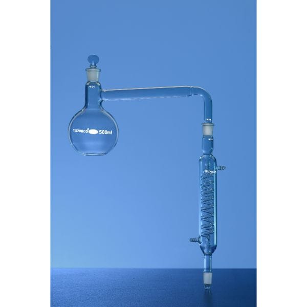 Distilling Apparatus With Graham Condenser Interchangeable Joint 500 Ml