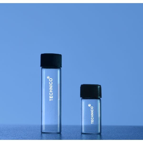 Culture Tubes Media Flat Bottom With Screw Cap And Rubber Liner 30 ML