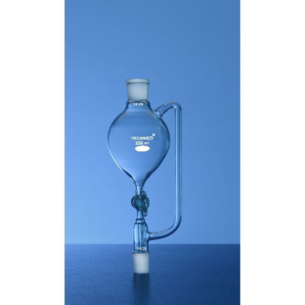 Funnels Pressure Equalising Spherical glass Stopcock 100 ML Socket 19:26 Cone 19:26