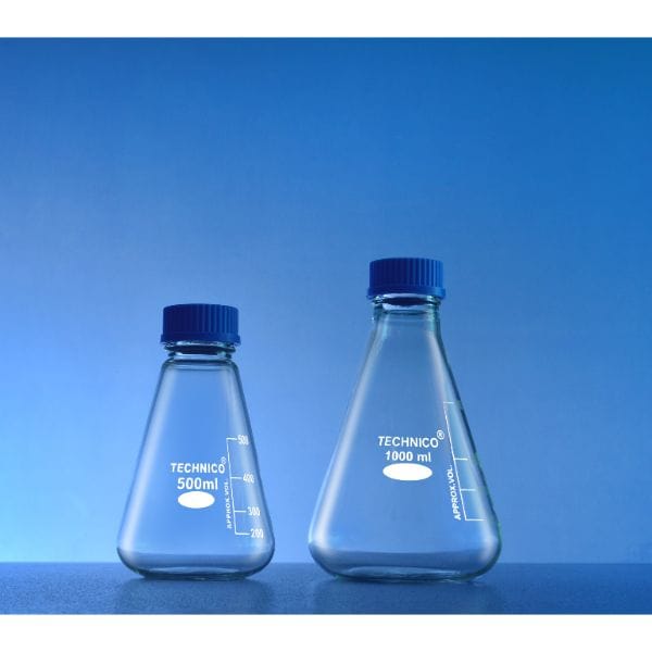 Flask Conical With Screw Cap 500 ML