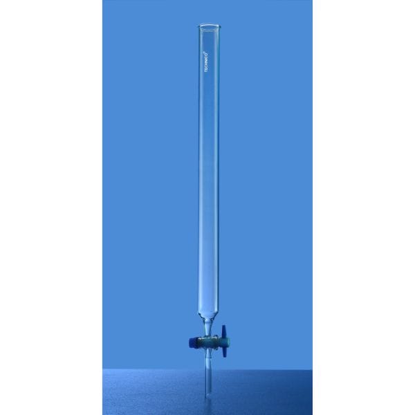 Column Chromatograh Plain With PTFE Stopcock Length 500MM Bore 10MM