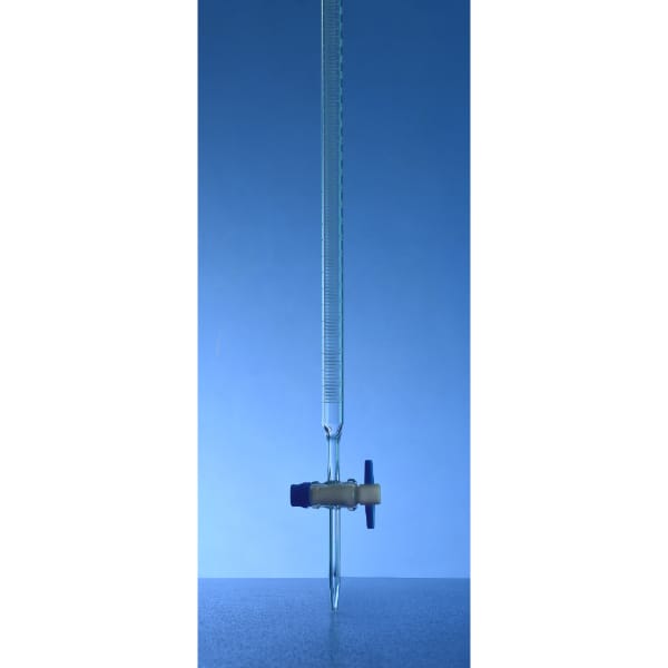 Burette Straight Bore PTFE Key Stopcock A 50 ML