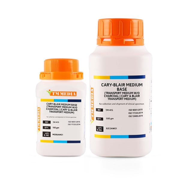 Transport Medium W/O Charcoal (Cary-Blair Medium Base)