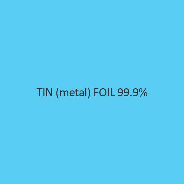 Tin (metal) Foil 99.9 percent