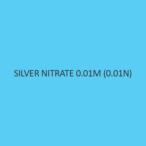 सिल्वर नाइट्रेट 0.01M (0.01N) मानकीकृत विलयन