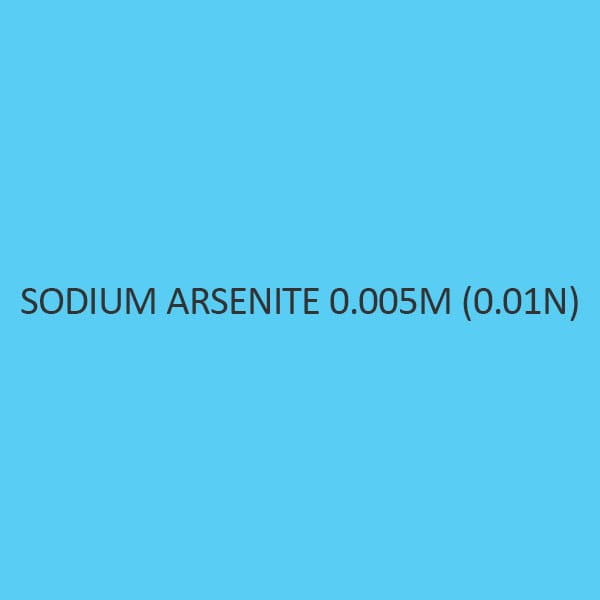 Sodium Arsenite 0.005M (0.01N) Standardized Solution