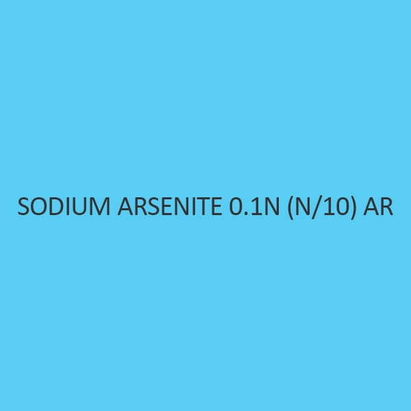 Sodium Arsenite 0.1N (N per 10) AR Volumetric Solution