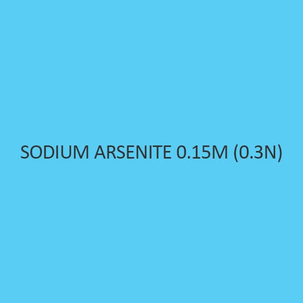 Sodium Arsenite 0.15M (0.3N) Standardized Solution