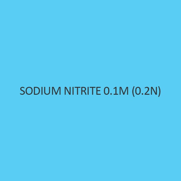 सोडियम नाइट्राइट 0.1M (0.2N)