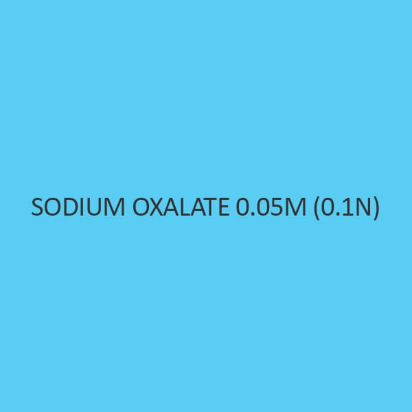 सोडियम ऑक्सलेट 0.05m (0.1n)