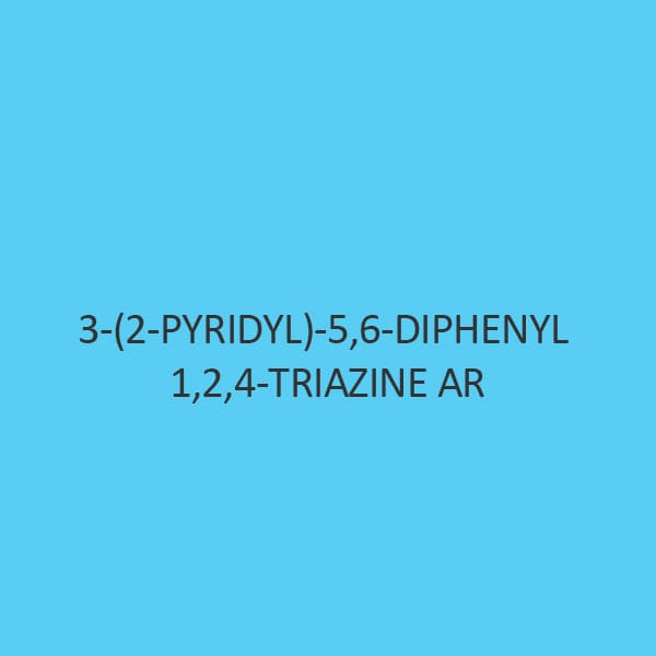 3 (2 पाइरिडिल) 5 6 डाइफेनिल 1 2 4 ट्रायज़ीन एआर (पीडीटी)