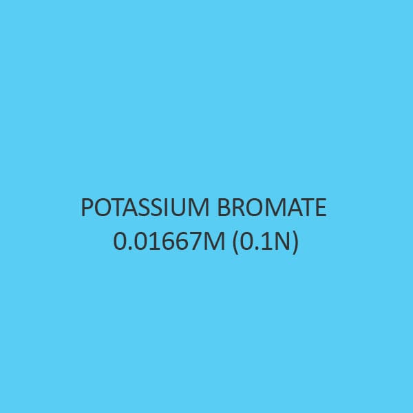 पोटेशियम ब्रोमेट 0.01667M (0.1N)