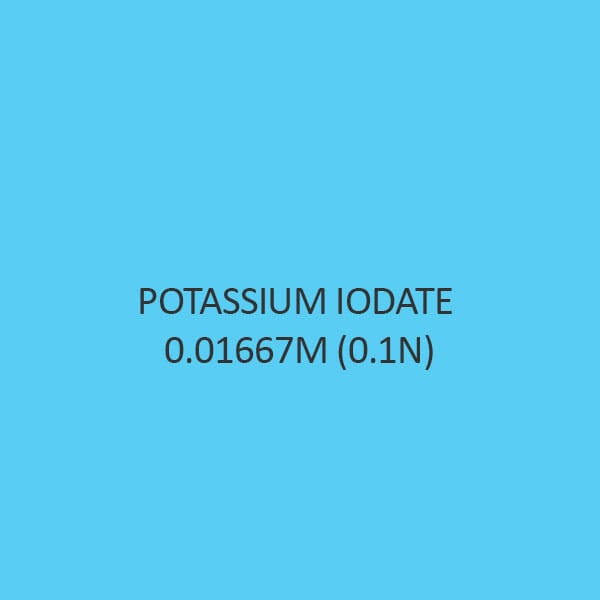 पोटेशियम आयोडेट 0.01667M (0.1N)