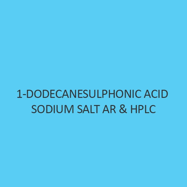 1 Dodecanesulphonic Acid Sodium Salt AR and Hplc