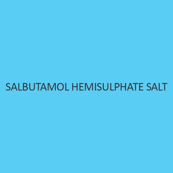 Salbutamol Hemisulphate Salt