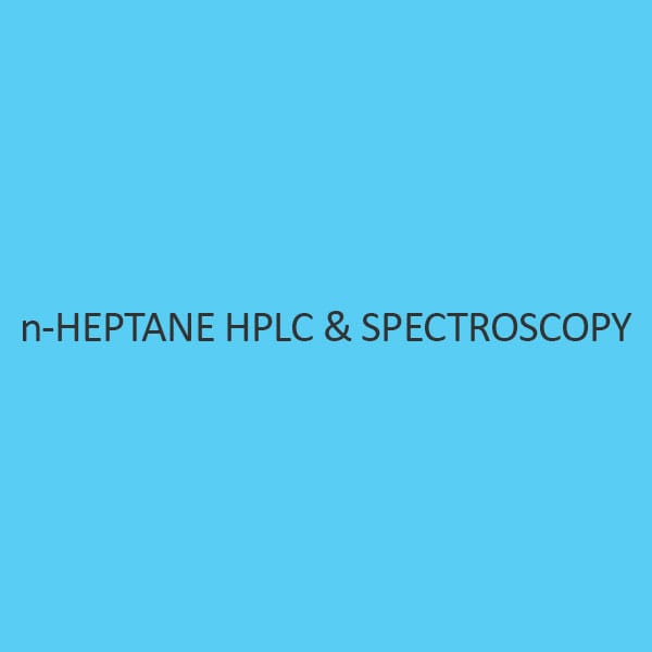 एन हेप्टेन एचपीएलसी और स्पेक्ट्रोस्कोपी