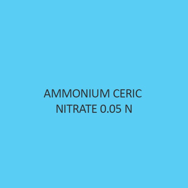 Ammonium Ceric Nitrate 0.05 N Volumetric Solution