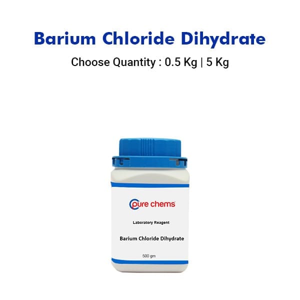 Barium Chloride Dihydrate LR 500GM