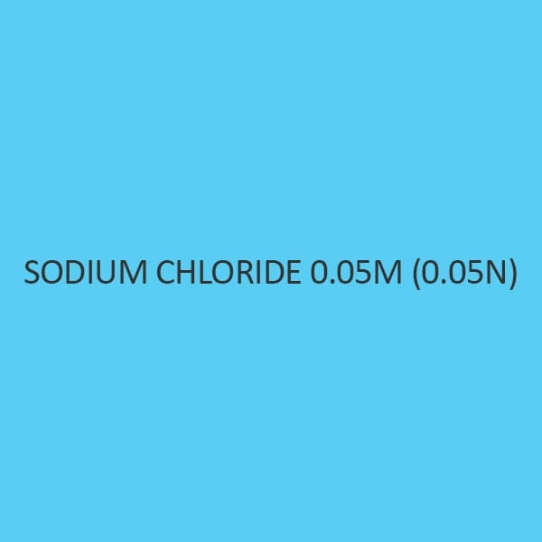 Sodium Chloride 0.05M (0.05N) Standardized Solution