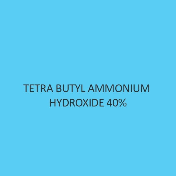 Tetra Butyl Ammonium Hydroxide 40 percent aqueous solution