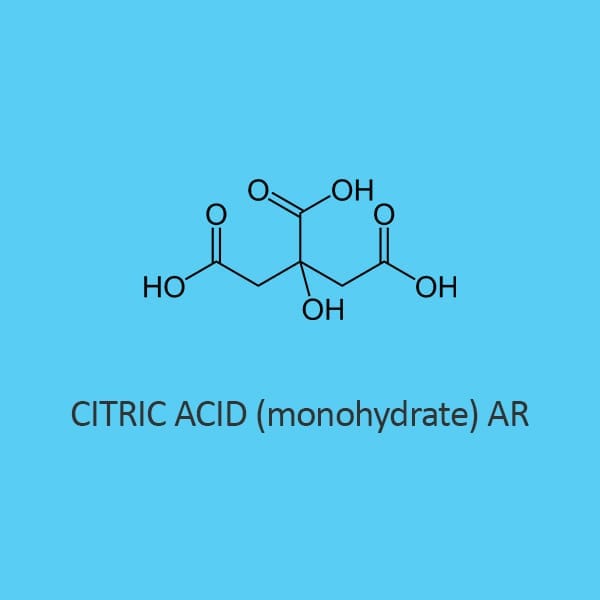 Citric Acid Monohydrate AR | CAS No: 5949-29-1