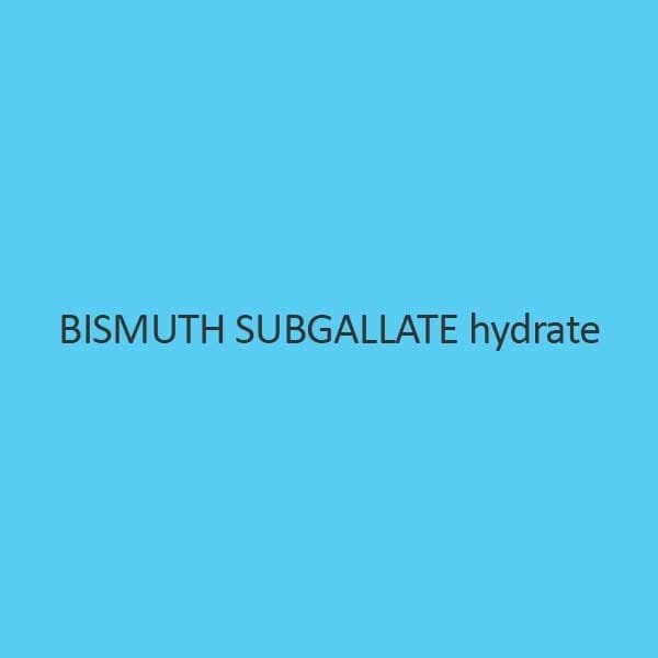 Bismuth Subgallate Hydrate