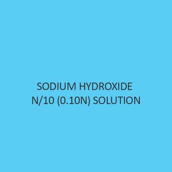 Sodium Hydroxide N per 10 (0.10N) Solution