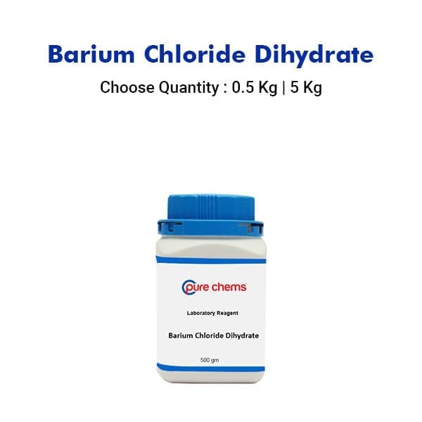Barium Chloride Dihydrate LR 500GM
