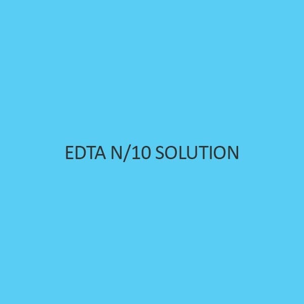 Edta N per 10 Solution