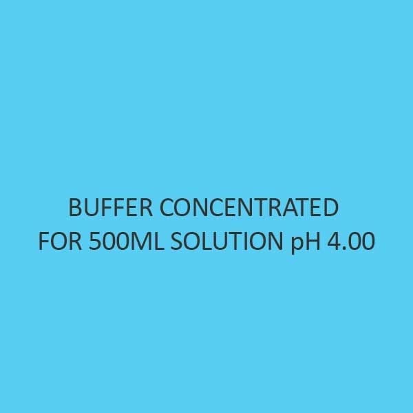Buffer Concentrated For 500Ml Solution Ph 4.00