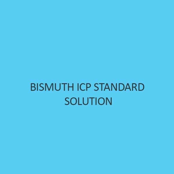 Bismuth ICP Standard Solution 1000Mg L In Nitric Acid