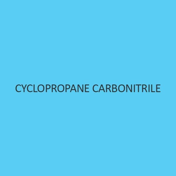Cyclopropane Carbonitrile