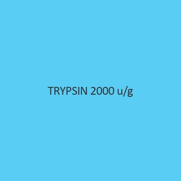 Trypsin 2000 u g
