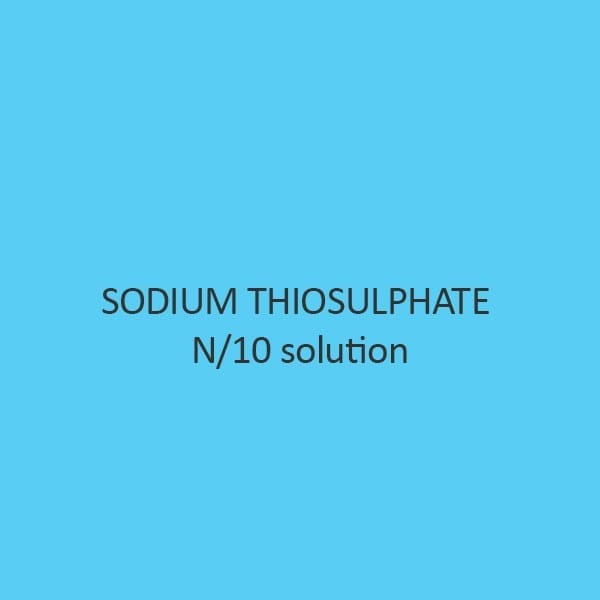 Sodium Thiosulphate N per 10 solution
