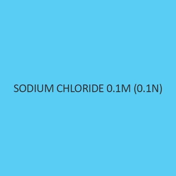 Sodium Chloride 0.1M (0.1N)