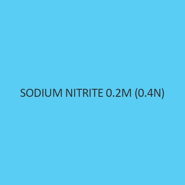 Sodium Nitrite 0.2M (0.4N)