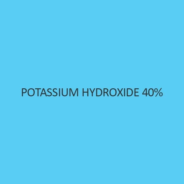 Potassium Hydroxide 40 Percent Solution (For Analysis)