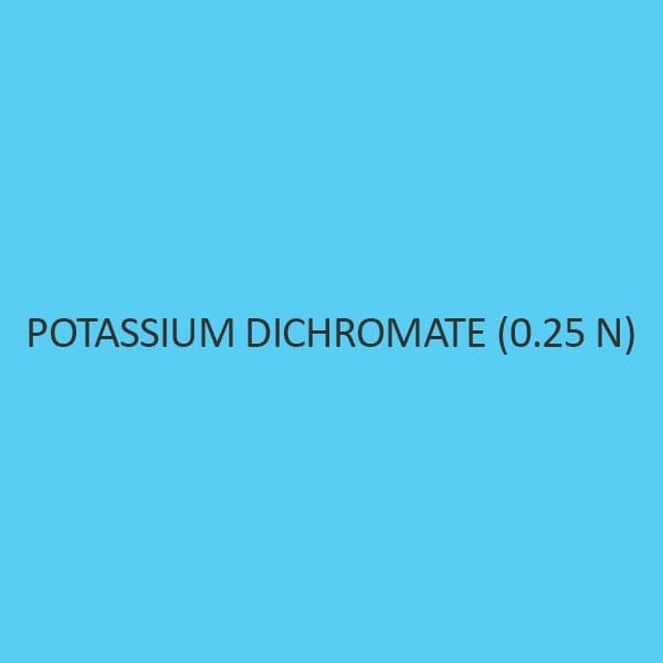 Potassium Dichromate (0.25 N)